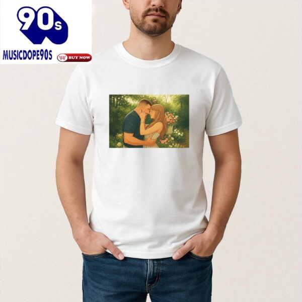 Taylor Swift Travis Kelce Engagement T Shirt