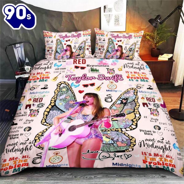 Taylor-Swift Singer Digital Printing Bedding Set Decor Home