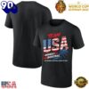 Team USA Womens Basketball FIBA World Cup 2026 Flag Graphic T Shirt, Viral 2D Graphic Tee