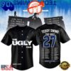 Teddy Swims The UGLY Tour Europe & UK 2027 Scheduler Baseball Jersey, Music Fan Baseball Jersey