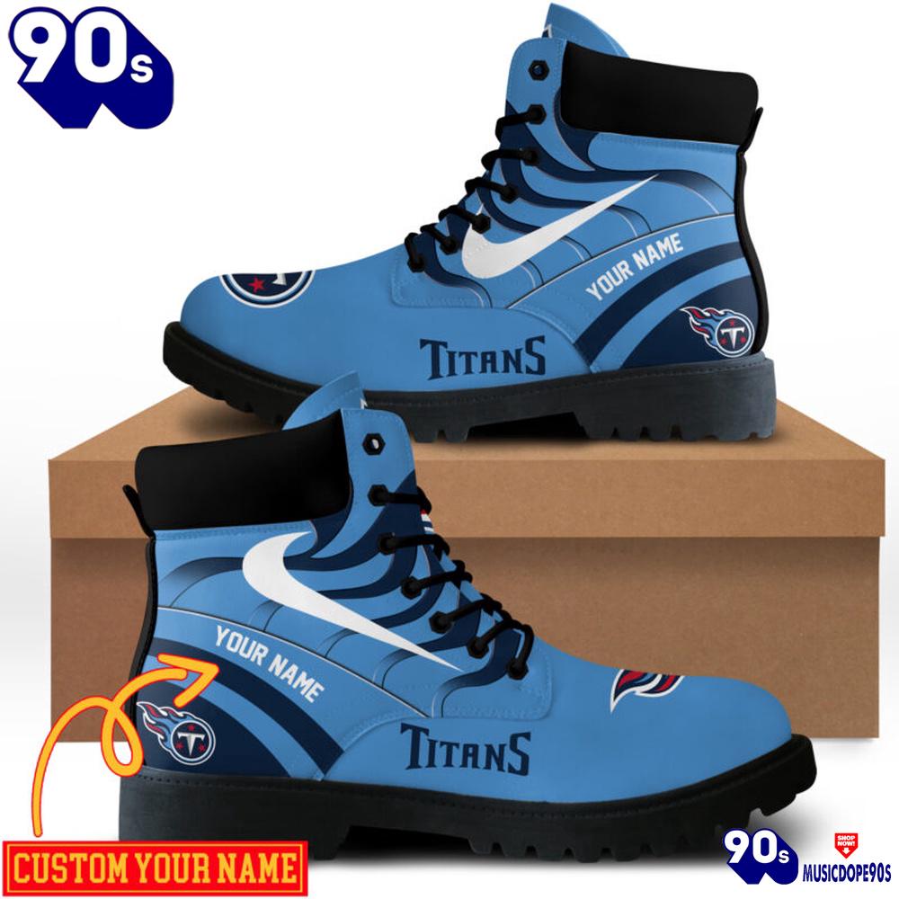 Tennessee Titans Custom Boots Shoes Idea Gift For Fan Tennessee Titans Custom Boots Shoes Idea Gift For Fan