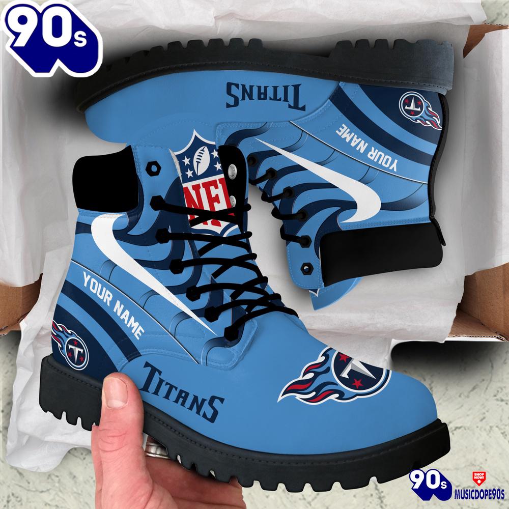 Tennessee Titans Custom Boots Shoes Idea Gift For Fan Tennessee Titans Custom Boots Shoes Idea Gift For Fan