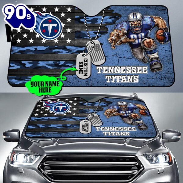 Tennessee Titans NFL Car Sun Shade For Fans