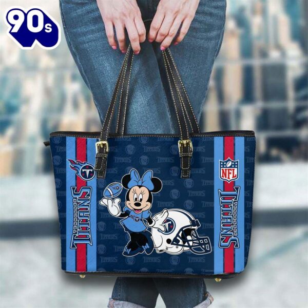 Tennessee Titans NFL Minnie Women Leather Tote Bag
