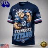 Tennessee Titans NFL Popeye Bold Cartoon Athletes 3D T Shirt, NFL Trending Shirt