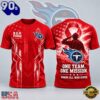 Tennessee Titans NFL RED Friday One Team One Mission Patriotic Soldier Tribute T Shirt, NFL Trending Shirt