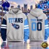 Tennessee Titans NFL Two Tone Colorblock Varsity Hoodie, NFL Trending Shirt