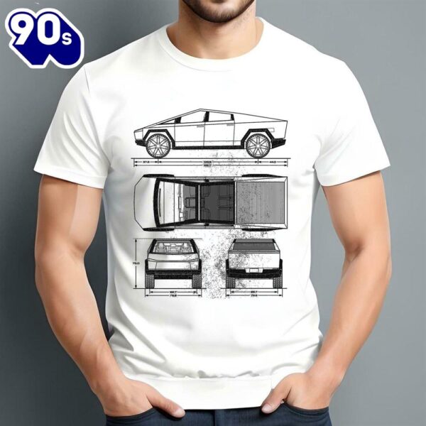 Tesla Cybertruck Classic Unisex T-Shirt Gildan