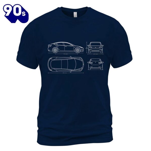 Tesla Model 3 Classic Unisex T-Shirt Gildan