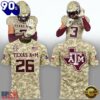 Texas A&M Aggies 2026 Honor & Support Camo T Shirt , Sport Trend 3D Shirt