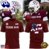 Texas A&M Aggies Football Salute to Service 2026 T Shirt, Sport Trend 3D Shirt