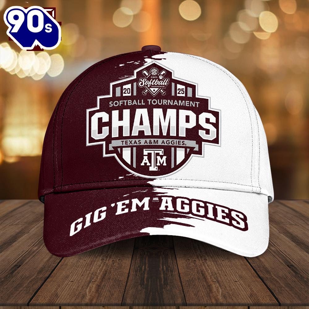 Texas A&M Aggies Women's Softball Classic 3D Cap Style Texas A&M Aggies Women's Softball Classic 3D Cap Style