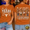Texas Longhorns 2026 NCAA Autumn Festive Cheer T Shirt , Trending NCAA 3D Tee