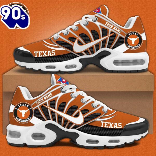 Texas Longhorns Football Personalized TN Air Max Plus Shoes