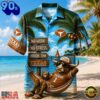 Texas Longhorns NCAA No Work No Stress Hawaiian Shirt , NCAA Fan Hawaiian Shirt