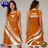 Texas Longhorns NCAA Team Pride Women’s Sleeveless Dress, NCAA Sleeveless Dress