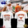Texas Longhorns Red River Rivalry 2026 White T Shirt, Sport Trend 3D Shirt
