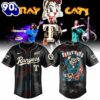 Texas Rangers Stray Cats 2026 US Tour Inspired Baseball Jersey