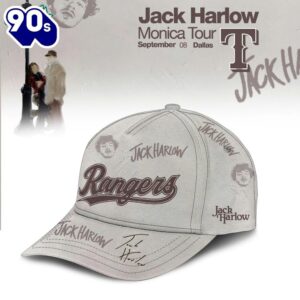 Texas Rangers x Jack Harlow Monica Tour 2026 Limited Edition Cap