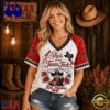 Texas Tech Red Raiders NCAA Bow and Floral Team Spirit V Neck T Shirt, Trending NCAA V Neck