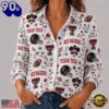 Texas Tech Red Raiders NCAA College Spirit Blossoms Women Casual Shirt, NCAA Women Fan Shirt