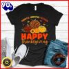 Halloween 2025  Thankful Grateful Blessed Leopard Plaid Pumpkin Thanksgiving T-Shirt