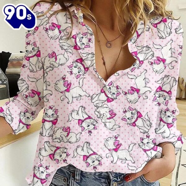 The Aristocats Marie Blouse Shirt, Disney Cat Women Shirt