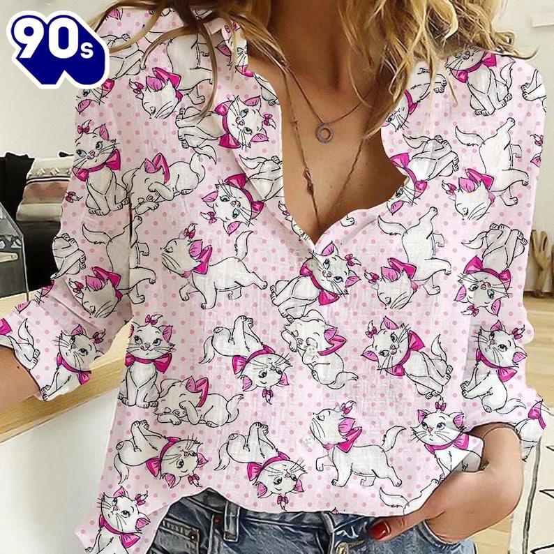 The Aristocats Marie Blouse Shirt, Disney Cat Women Shirt The Aristocats Marie Blouse Shirt, Disney Cat Women Shirt