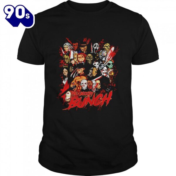 The Bloody Bunch Halloween Horror Movies Characters Chibi Shirts