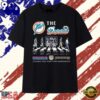 The Dolphins Miami Legends Signatures Abbey Road Graphic T Shirt, Viral 2D Graphic Tee