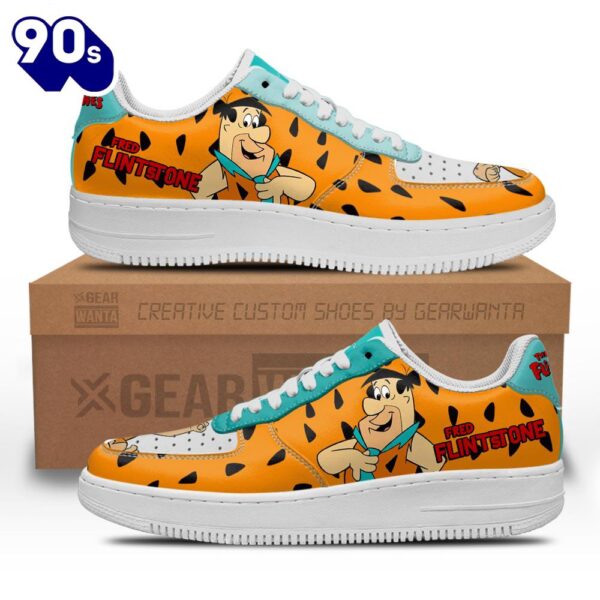 The Flintstones Fred Flintstone Air Sneakers Custom
