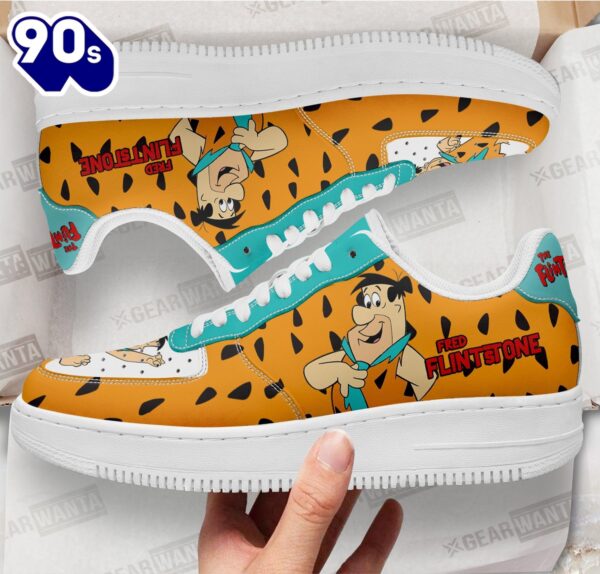 The Flintstones Fred Flintstone Air Sneakers Custom