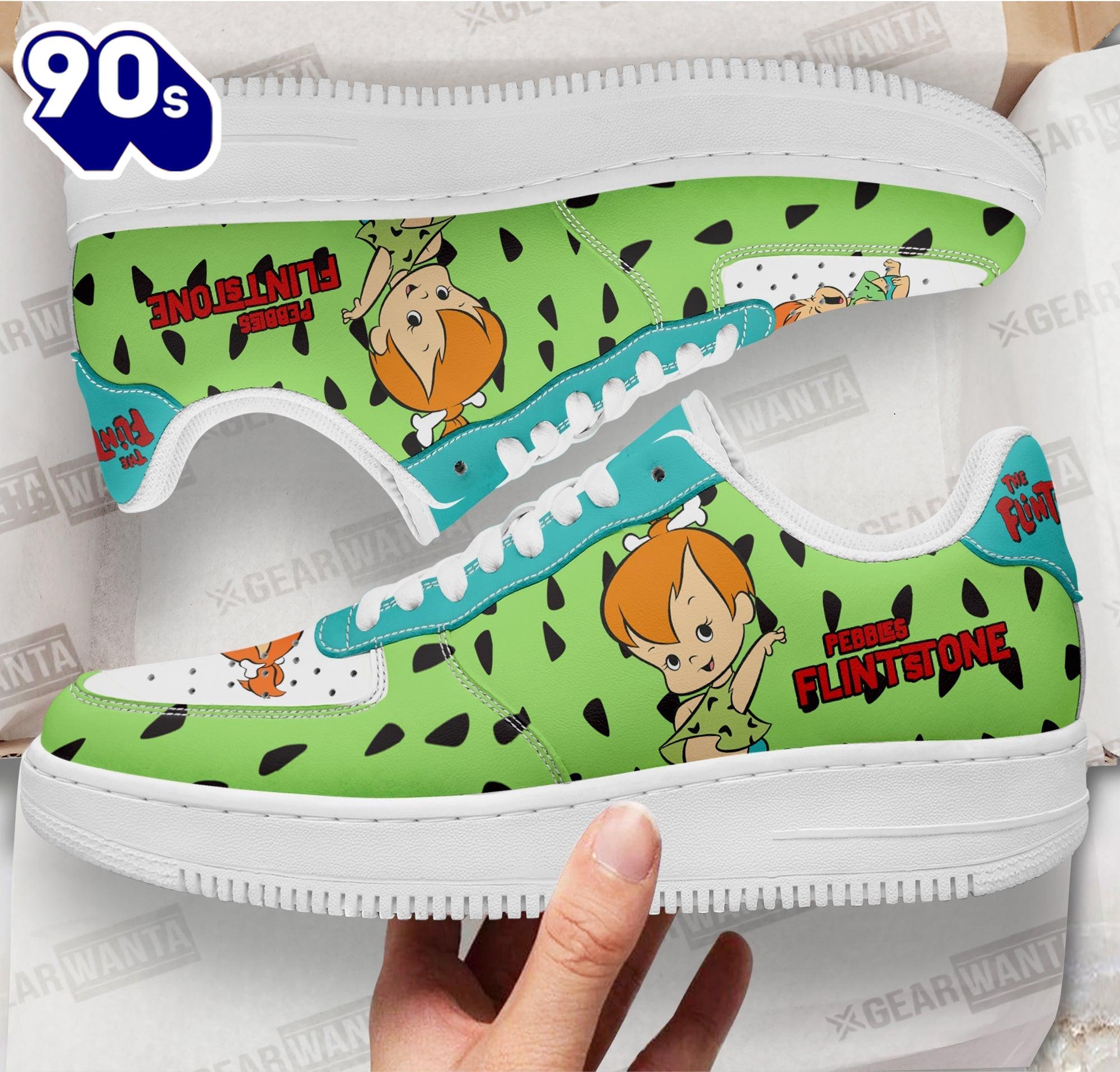The Flintstones Pebbles Flintstone Air Sneakers Custom The Flintstones Pebbles Flintstone Air Sneakers Custom