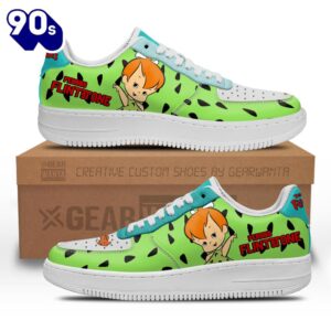 The Flintstones Pebbles Flintstone Air Sneakers Custom