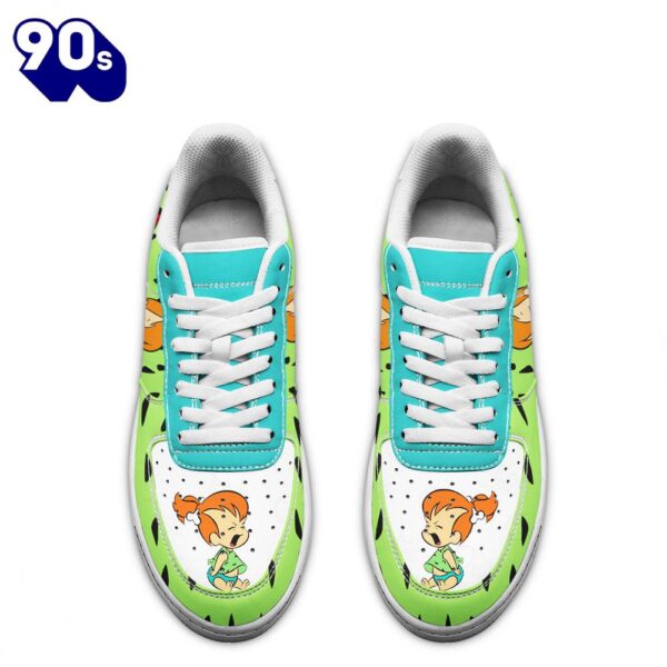 The Flintstones Pebbles Flintstone Air Sneakers Custom
