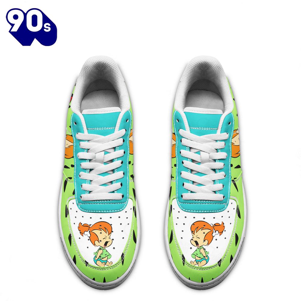 The Flintstones Pebbles Flintstone Air Sneakers Custom The Flintstones Pebbles Flintstone Air Sneakers Custom