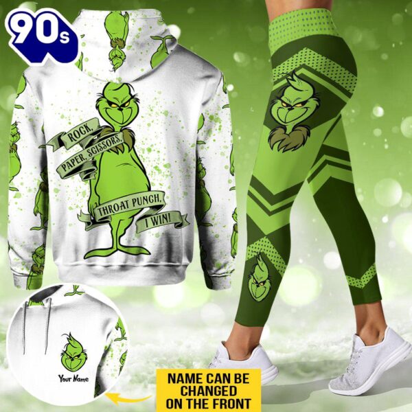 The GrinchCombo (Hoodie+ Legging) Custom Name