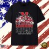 The Huskers Legends Signatures Thank You For The Memories T Shirt, Viral 2D Graphic Tee