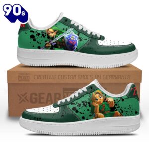 The Legend of Zelda Air Sneakers Custom For Gamer Shoes