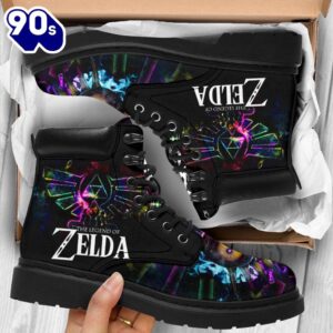 The Legend Of Zelda Leather Boots Gift Idea For
