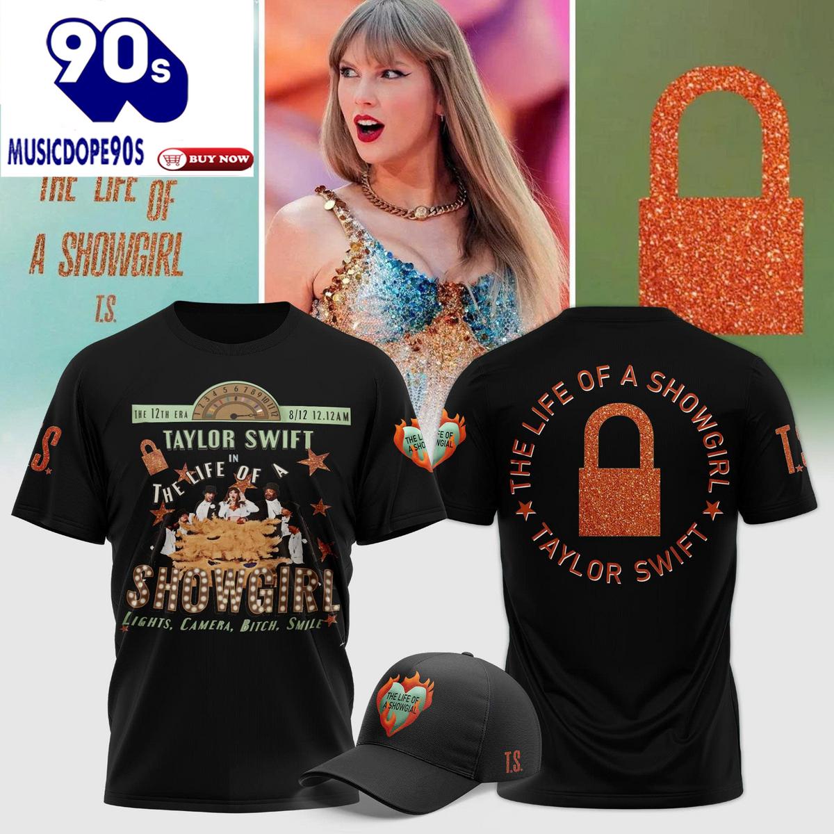 The Life Of A Showgirl Taylor Swift 3D T-Shirt The Life Of A Showgirl Taylor Swift 3D T-Shirt