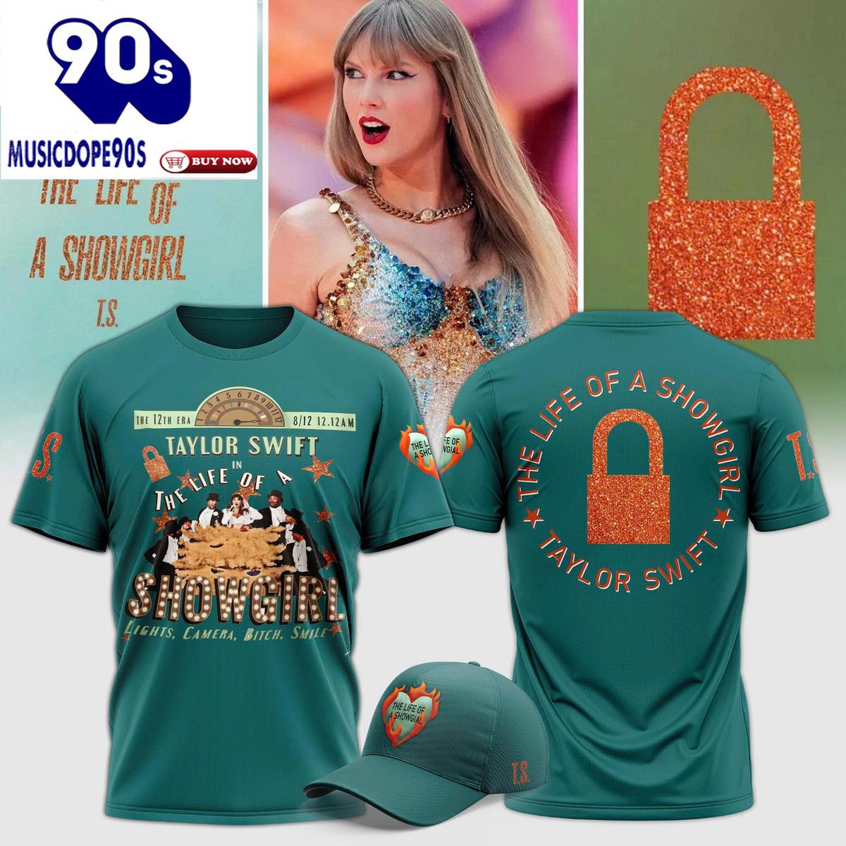 The Life Of A Showgirl Taylor Swift Album 2025 3D T-Shirt The Life Of A Showgirl Taylor Swift Album 2025 3D T-Shirt
