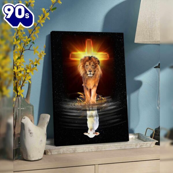 The Lion Of Judah And The Lamb Of God Canvas Art