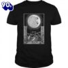 The Moon and Dogs Tarot Card Occult Goth Halloween Gothic T-shirts For Man And Women