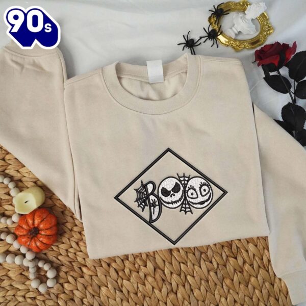 The Nightmare Before Christmas Movies Embroidered Sweatshirt Fashion Style 1 For Man And Women