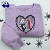 The Nightmare Before Christmas Movies Embroidered Sweatshirt Fashion Style For Man And Women