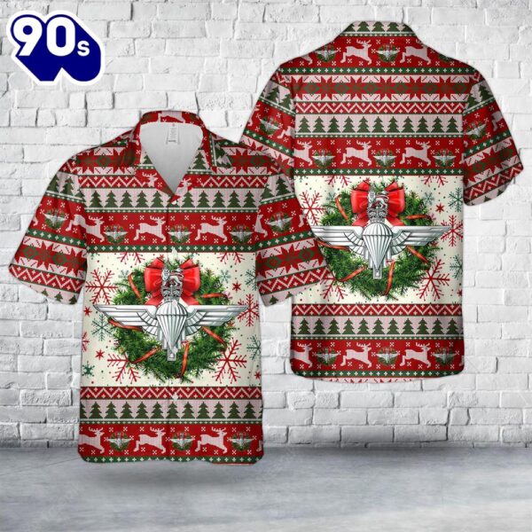 The Parachute Regiment Christmas Hawaiian Shirt
