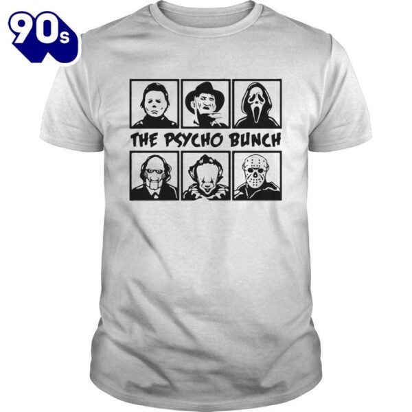 The Psycho Bunch Character Horror Movies Shirts