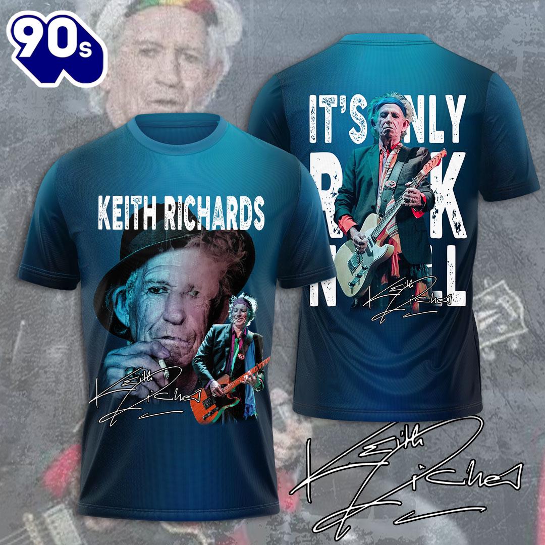 The Rolling Stones x Keith Richards 3D Apparel Summer 2025 Shirt Rock Music 3D Shirt The Rolling Stones x Keith Richards 3D Apparel Summer 2025 Shirt Rock Music 3D Shirt