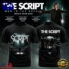 The Script Man In The Arena Tour 2026 Black T Shirt, Viral 3D Music Tee